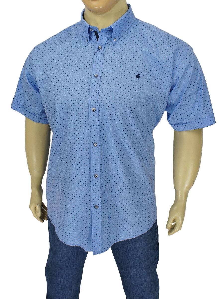 

Летняя мужская рубашка Barcotti 0191 BK 03, Синий