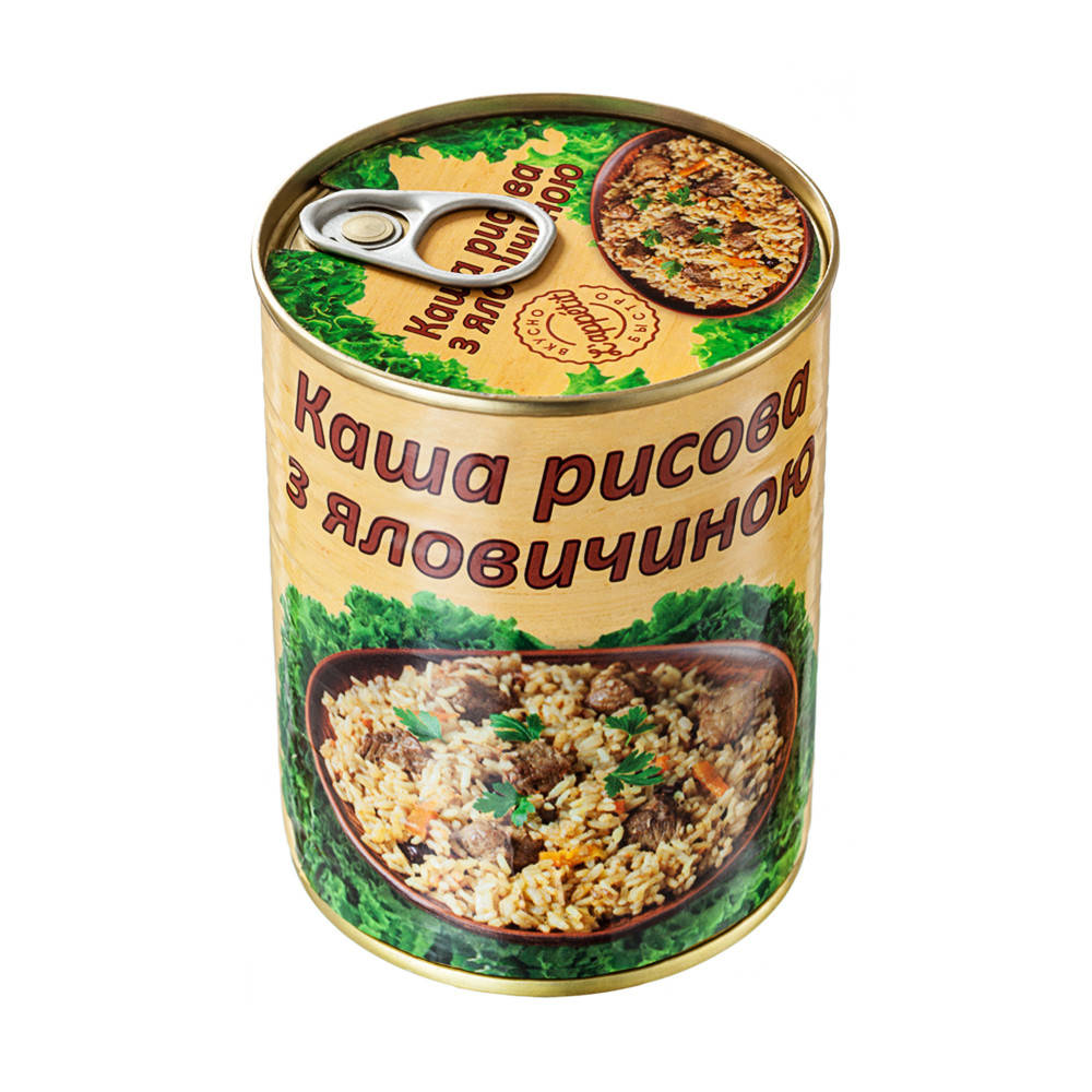 

Каша рисовая с говядиной L'appetit 340 г