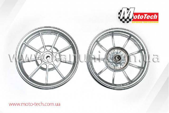 

Диск легкосплавный 10" Honda Dio/Fit/Tact (серый)