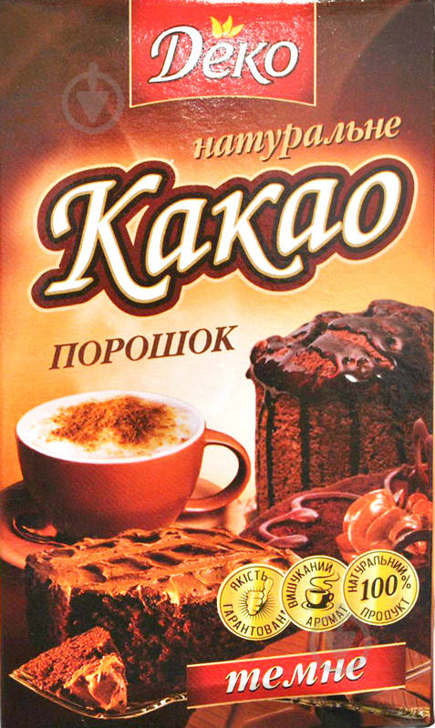 

Какао Темне "ДЕКО" (коробка) 80г (1/35 або 40)