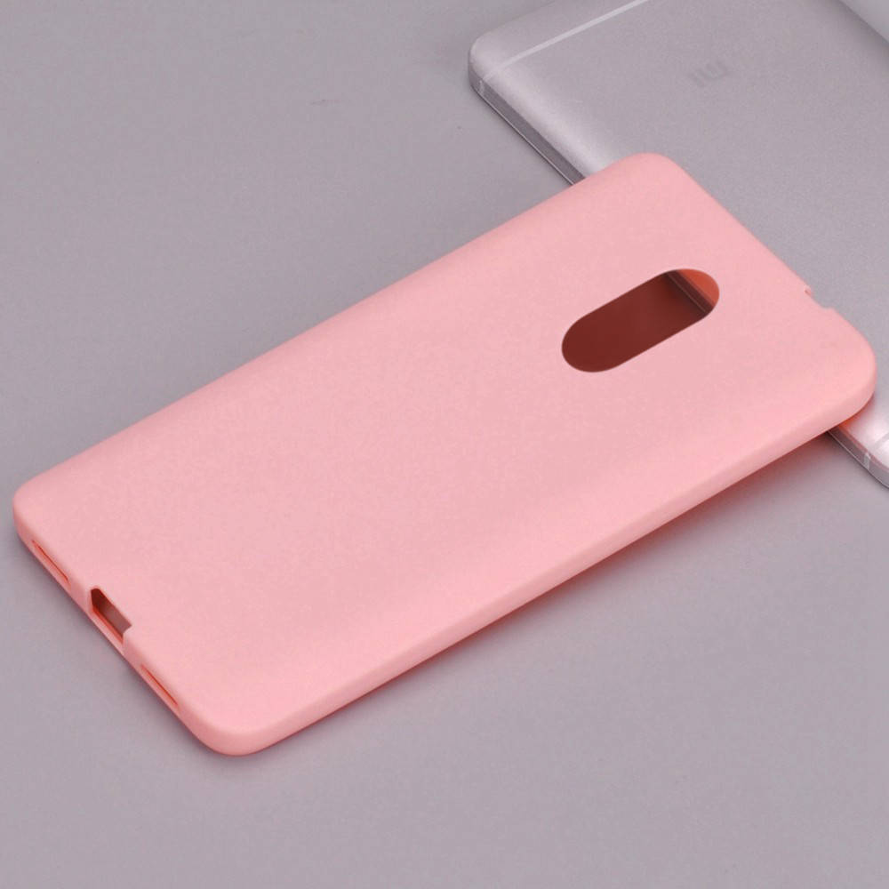 

Матовый чехол OneShot Xiaomi Redmi Note 4X (силиконовая накладка) Розовый