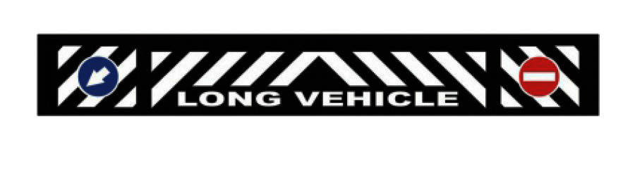 

Задние брызговики для прицепа, полуприцепа Alta "Long Vehicle" 2400х350, (Турция)
