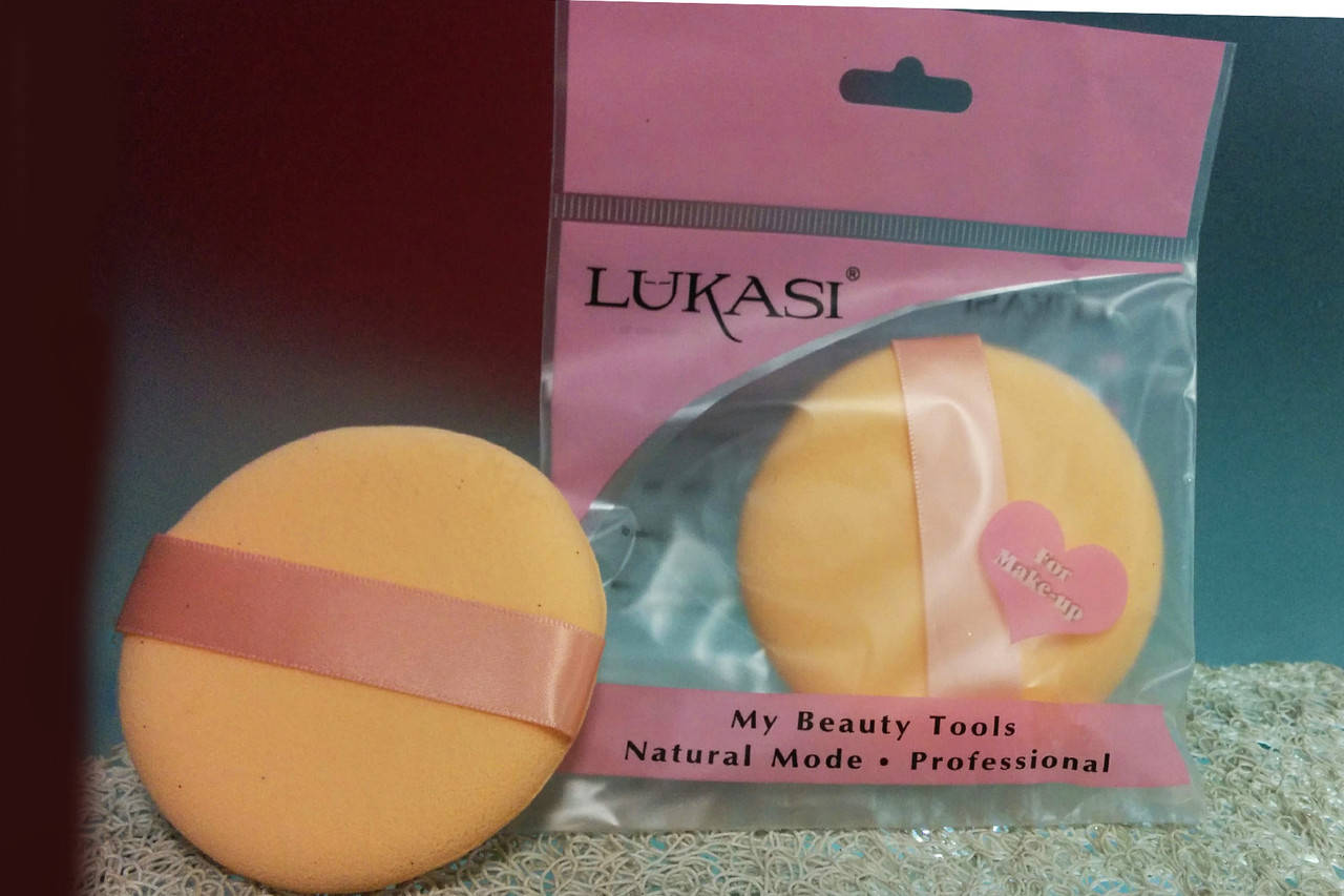 

Спонж косметический круглый для макияжа