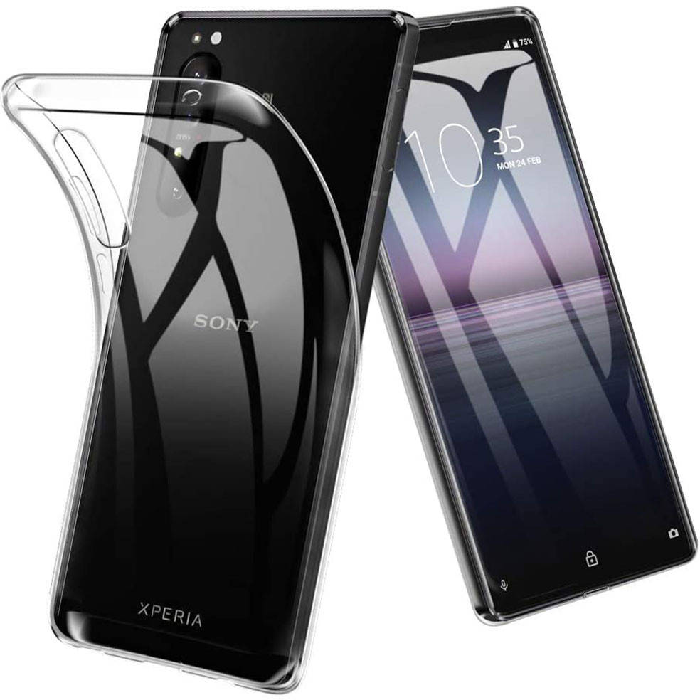 

Ультратонкий 0,3 мм чехол для Sony Xperia 5 прозрачный