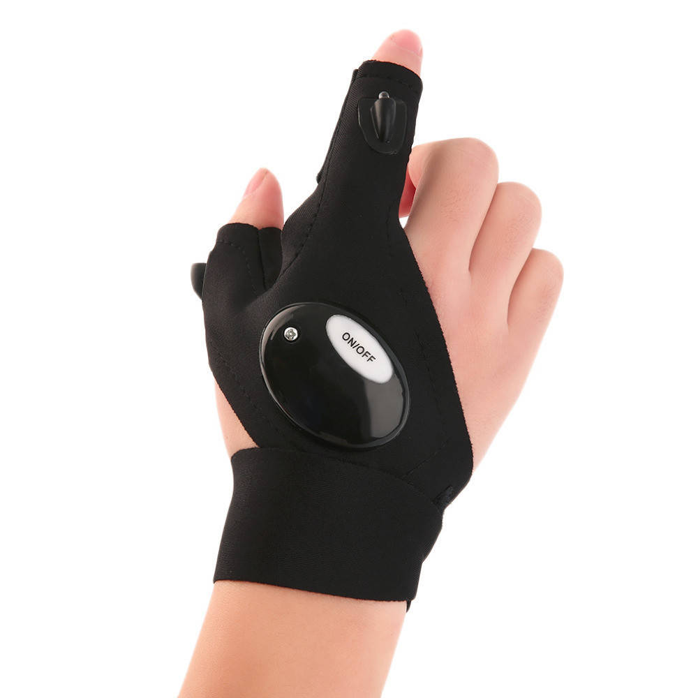 

Перчатка для рыбалки с подсветкой Glove lite, перчатка рыбацкая с фонариком