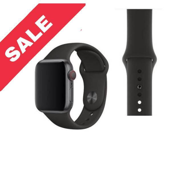 

Браслет силиконовый для Apple watch 42 mm Black