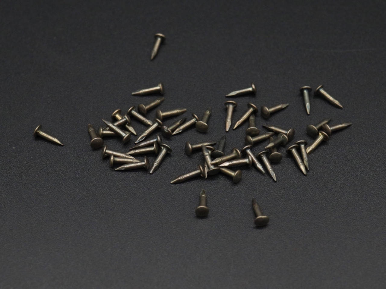 

Гвозди декоративные. Темные. 3.5 мм Большая шапочка. 8мм