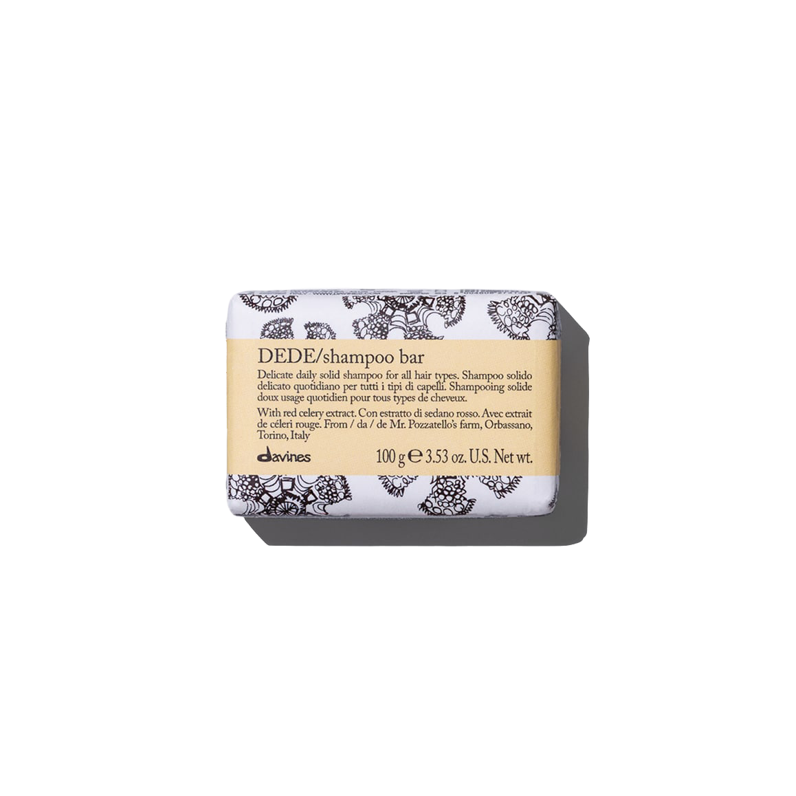 

Davines DEDE shampoo bar/ Давинес Деде твёрдый шампунь