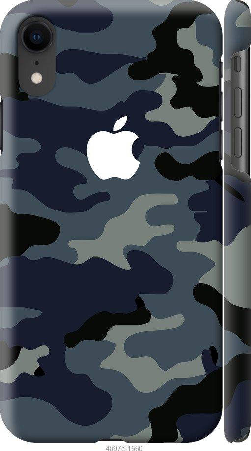 

Чехол для Apple iPhone XR с картинкой Чехлы на айфон икс эр / икс р / xp с принтом Камуфляж 1, Белый