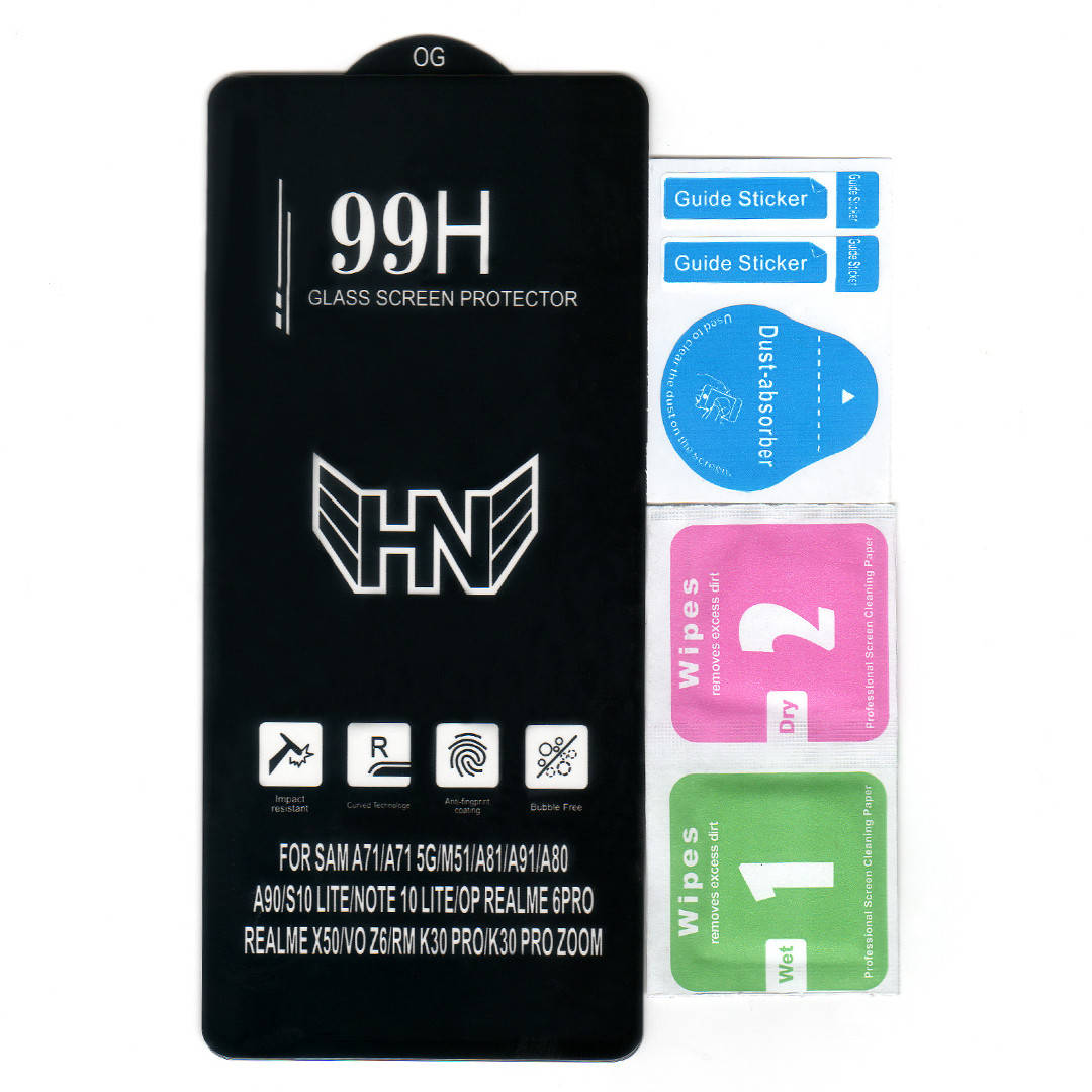

Защитное стекло 99H для Samsung Galaxy M52 5G (sm-m526) | Full Glue | Big Edge, Черный