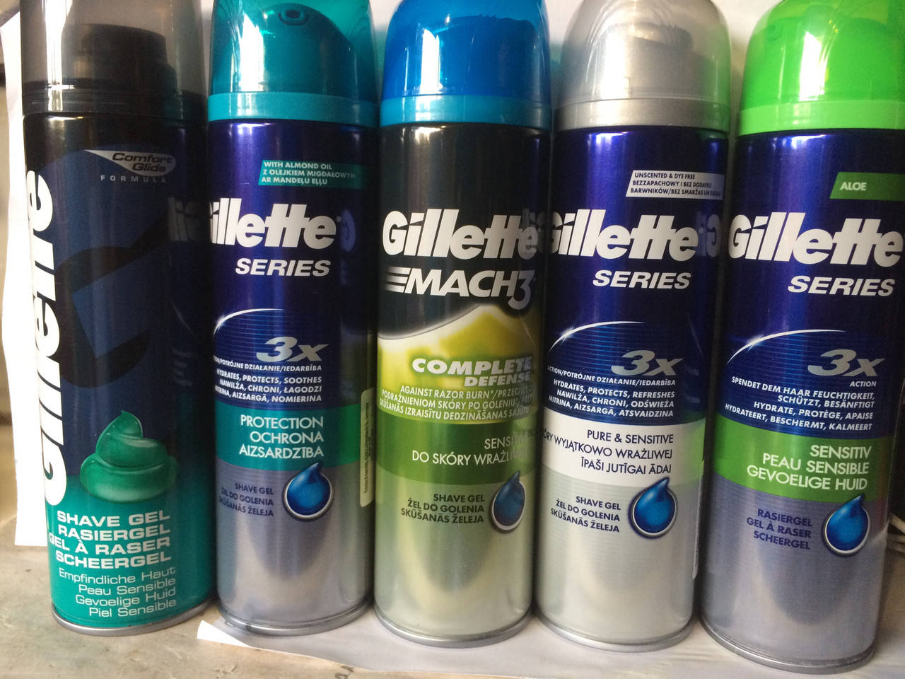

Гель для бритья Gillette Series -200 ml.