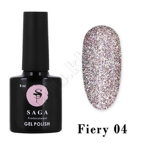 

SAGA Гель-лак светоотражающий Fiery №04, 8 мл