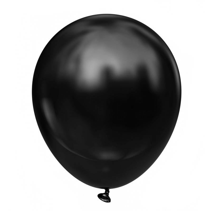 

Латексные воздушные шарики 5" Черный (black) 100шт/уп KL5-19 Kalisan