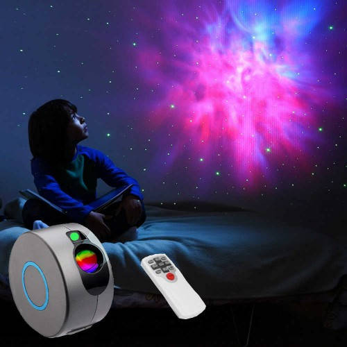 

Лазерный ночник проектор звездного неба Галактики с ДУ, Aurora, 105618