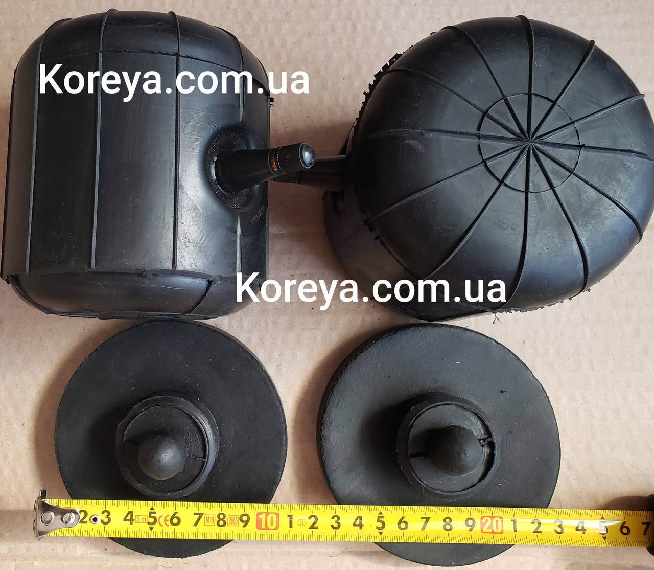 

Пневмобаллоны в задние пружины для кроссоверов Санта Фе 2-3, Соренто 2, Мерс G 110х115