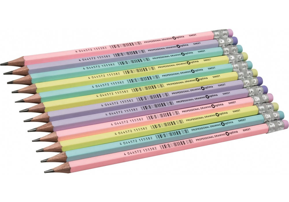 

Карандаш графитный HB SWEET OPTIMA mix