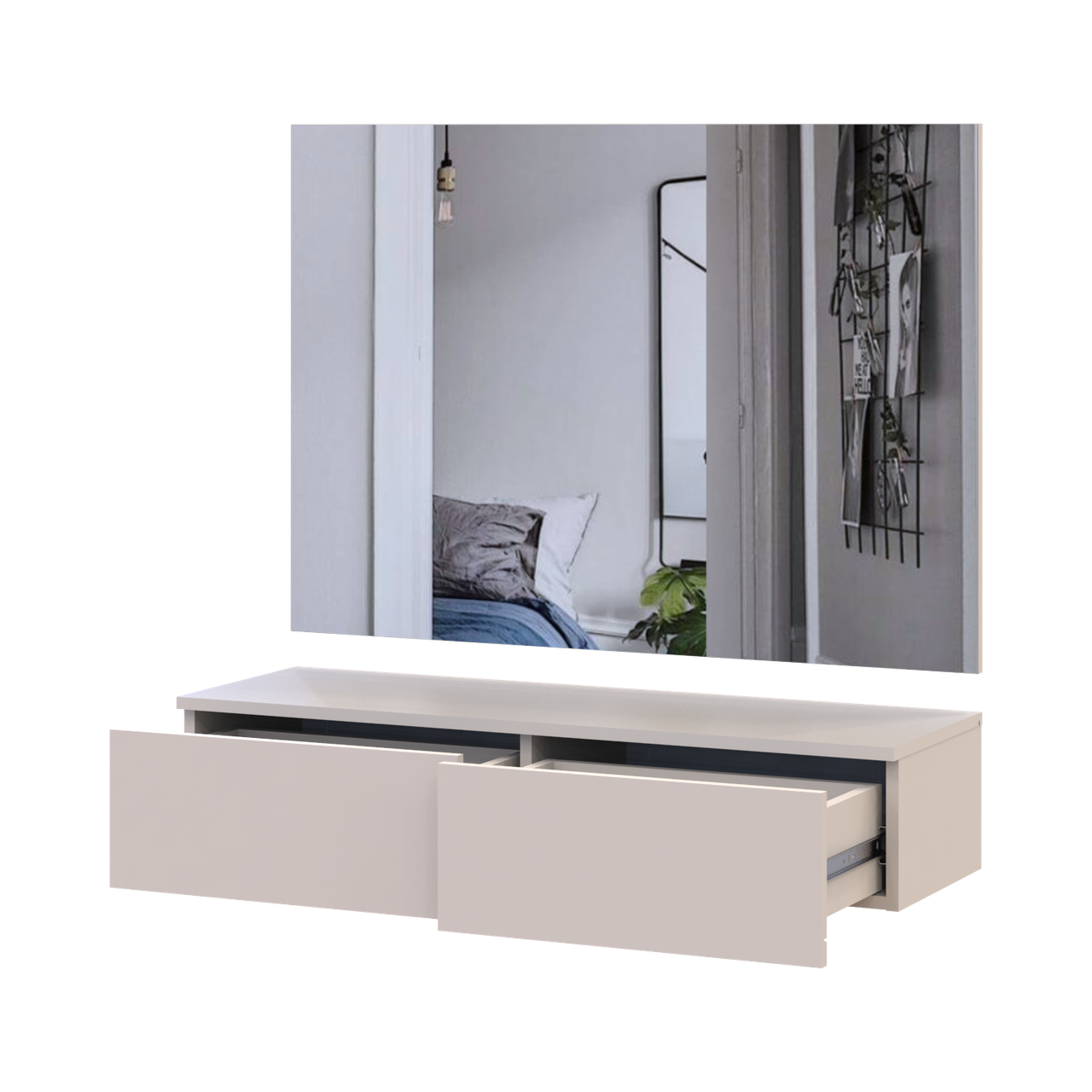 Комплект меблів Doros Левія + дзеркало Кашемір 100х32х100 (42005237) 2