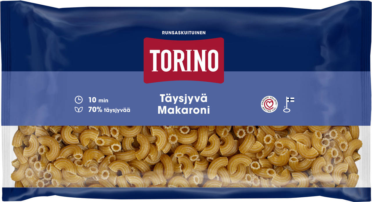 

Макароны Рожки Цельнозерновые TORINO 750г, (12шт/ящ)
