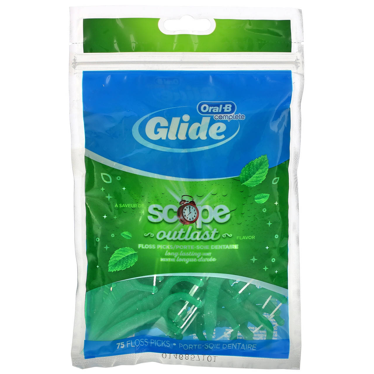 

Oral-B, Scope Floss Picks, Outlast, 75 зубочисток купить