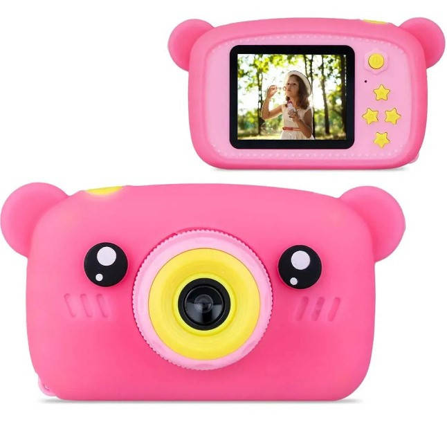 

Детский цифровой фотоаппарат Children`s fun Camera Зайчик, Мишка 3Мп
