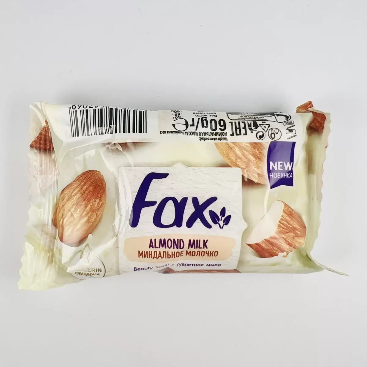 

Мыло FAX 60 гр. мигдальне молочко (72 в ящику)