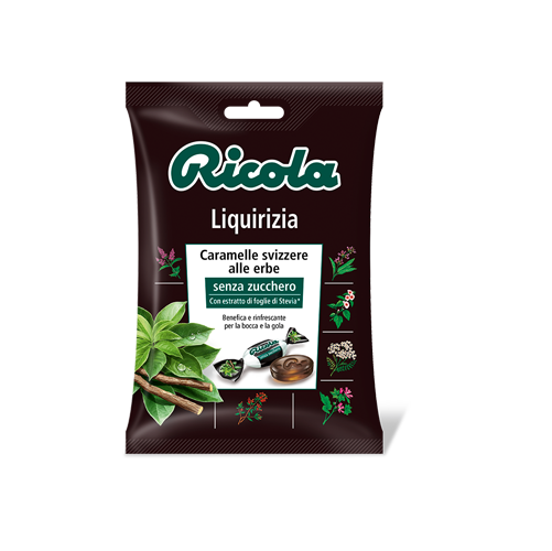 

Леденцы Ricola Liquirizia Lakritz 70 g