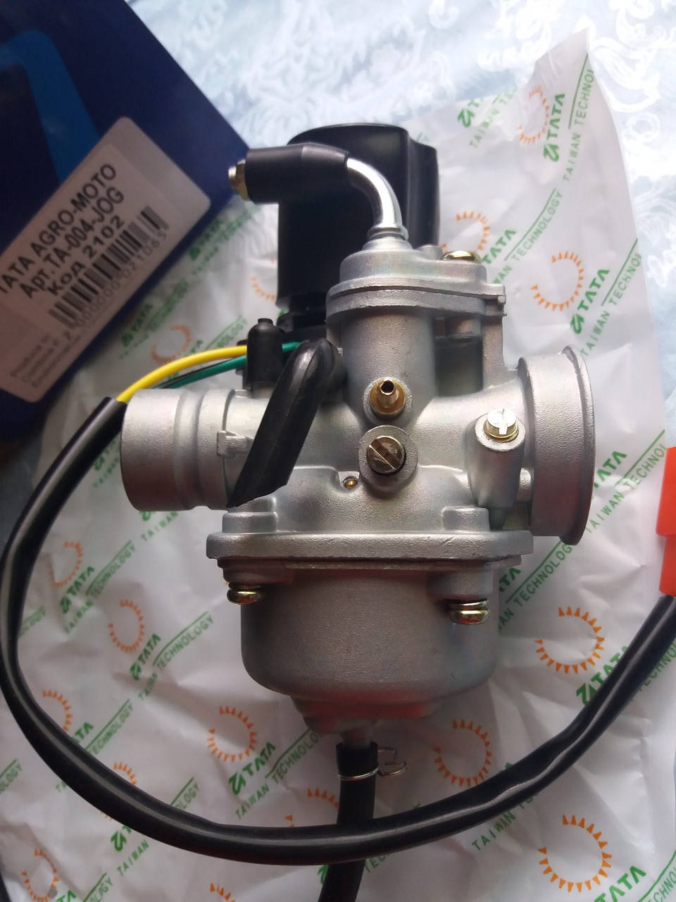 

Карбюратор YAMAHA 50 JOG AXIS 2T STELS (1E40QMB) (фирма TATA) Оригинал Тайвань