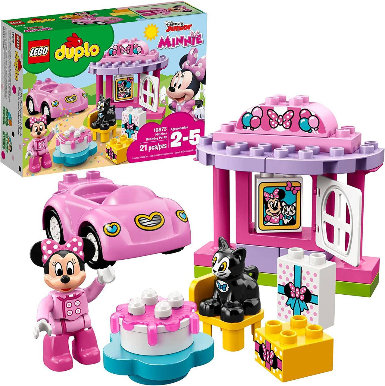

Конструктор Лего 10873 дупло День рождения Минни LEGO DUPLO Minnie’s Birthday, Розовый