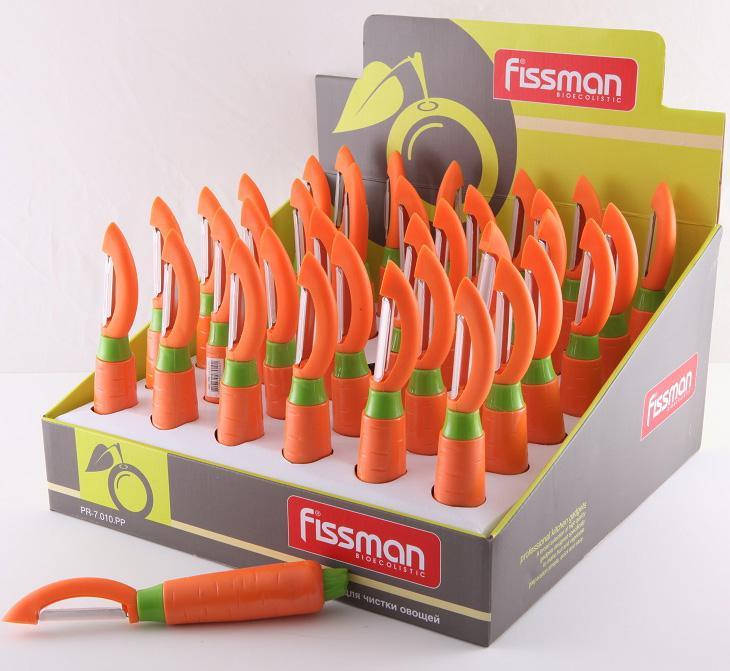 

Овощечистка Fissman продольная "Морковь" 19см