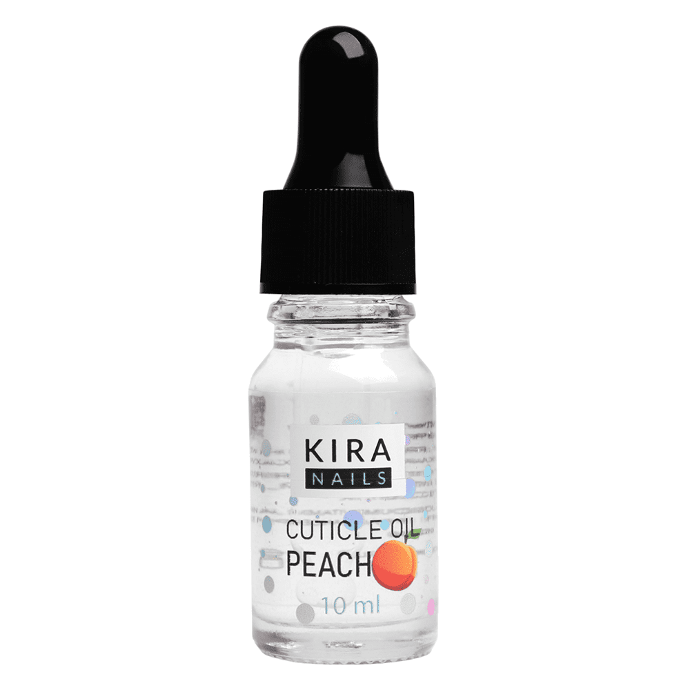 

Kira Nails Cuticle Oil Peach- масло для кутикулы с пипеткой, 10 мл