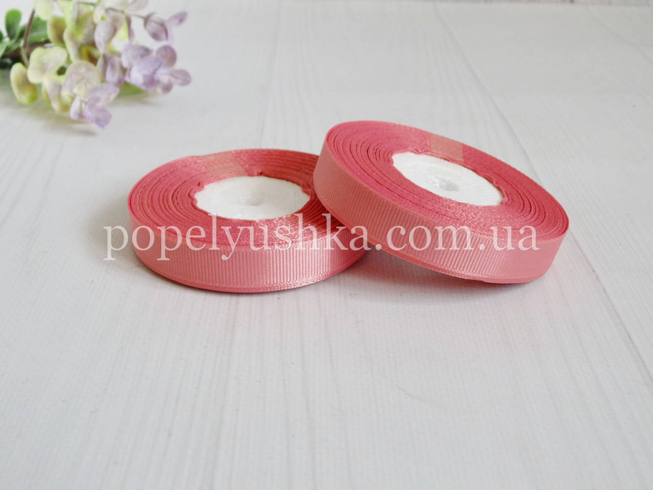 

Лента репсовая 1.2 см пыльно-розовый