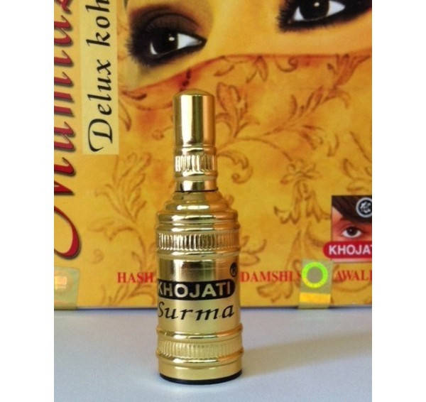 

Каджал в порошку (сурьма) Мумтаз Делюкс 0,5г, Mumtaz Delux Surma, Сурьма для глаз, Khojati, Аюрведа Здесь