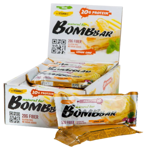 

Протеиновый батончик Bombbar Лимонный Торт (60 грамм)