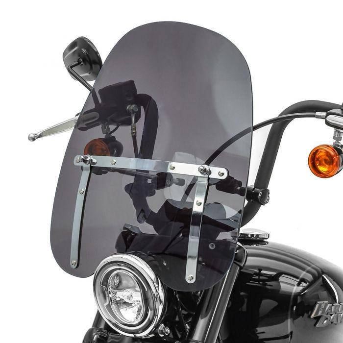 

Ветровое стекло с темной тонировкой для чопперов, круизеров и кастом-байков Craftride CW1, Черный