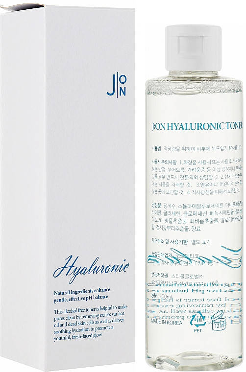 

Увлажняющий тонер с гиалуроновой кислотой J:ON Hyaluronic Toner