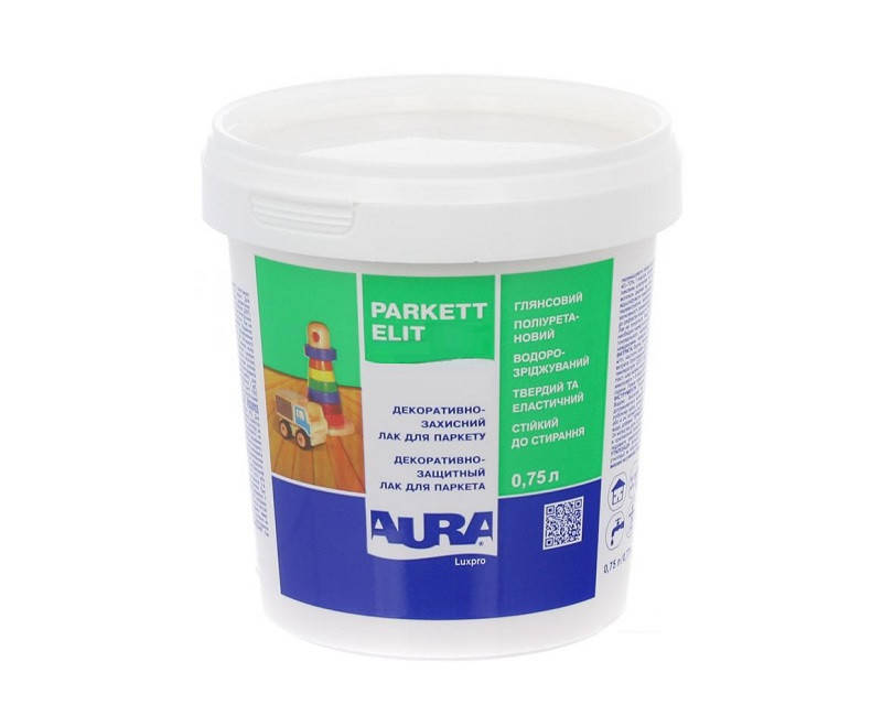 

Лак паркетный AURA LUXPRO PARKETT ELIT полиуретановый 0,75л