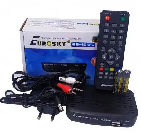 

Тюнер т2 приставка Eurosky ES-16 mini