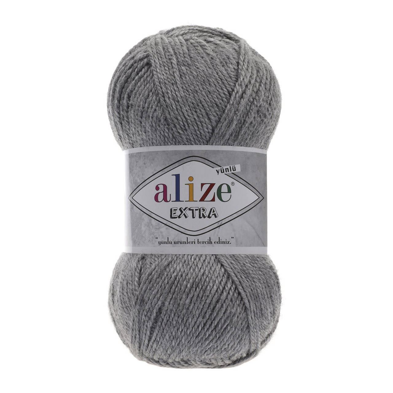 

Alize Extra - 21 серый меланж