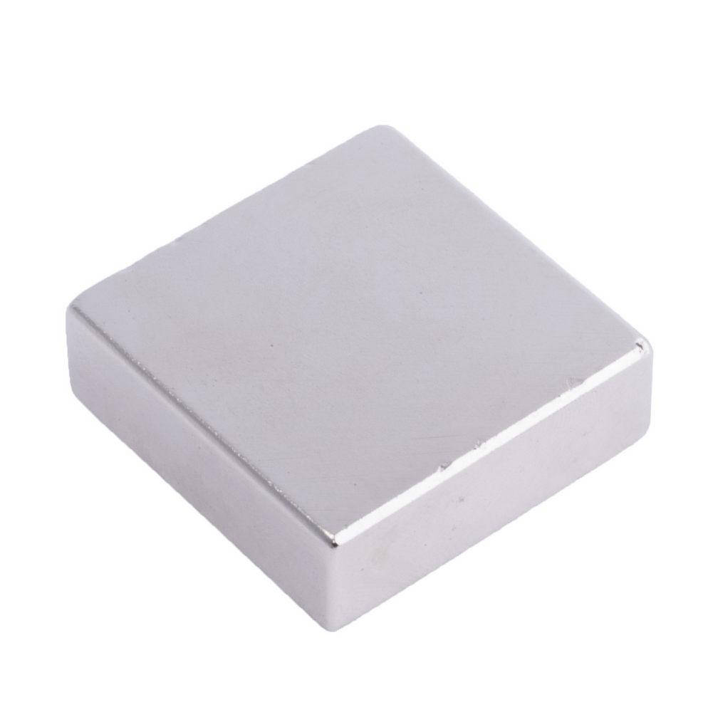 

Магнит NdFeB, Блок 30 x 30 x 10 mm (N38), Ni+Cu+Ni (никель) HHII