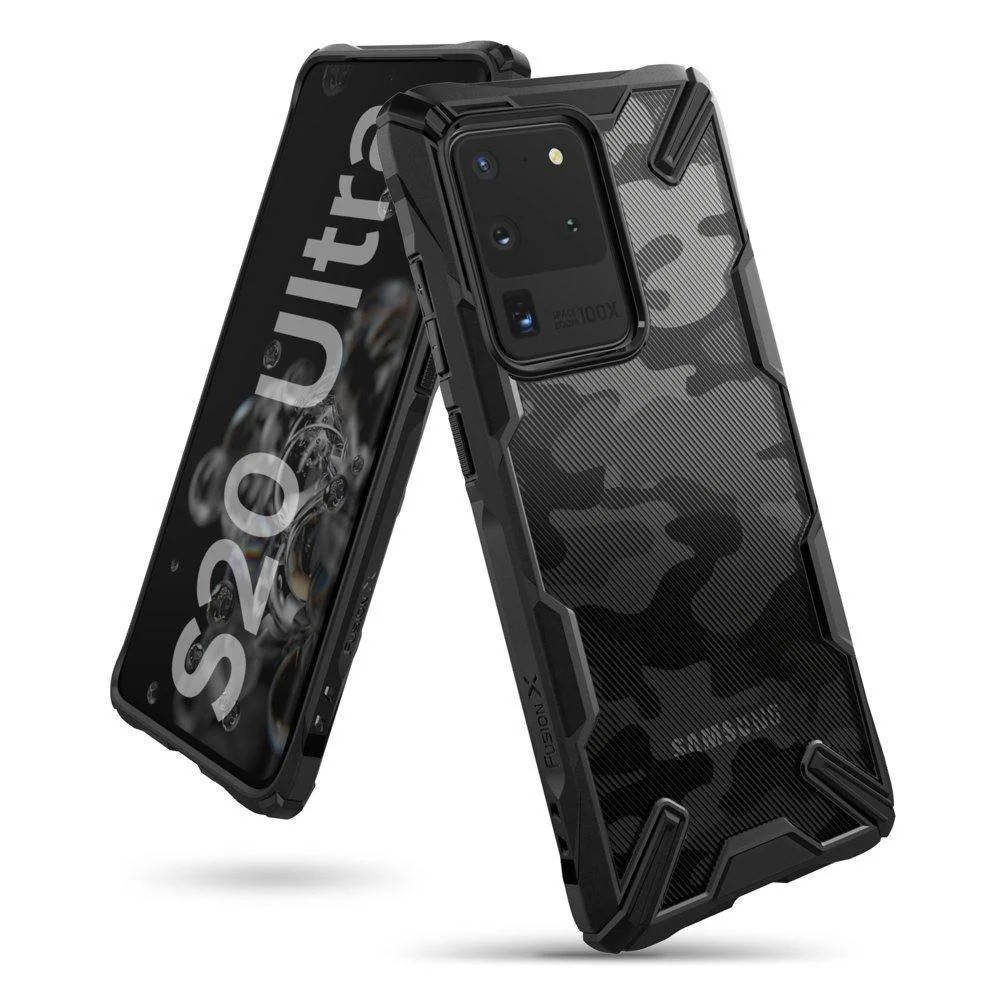 

Чехол Fusion X Design для Samsung Galaxy S20 Ultra Camo Black (XDSG0027), Черный