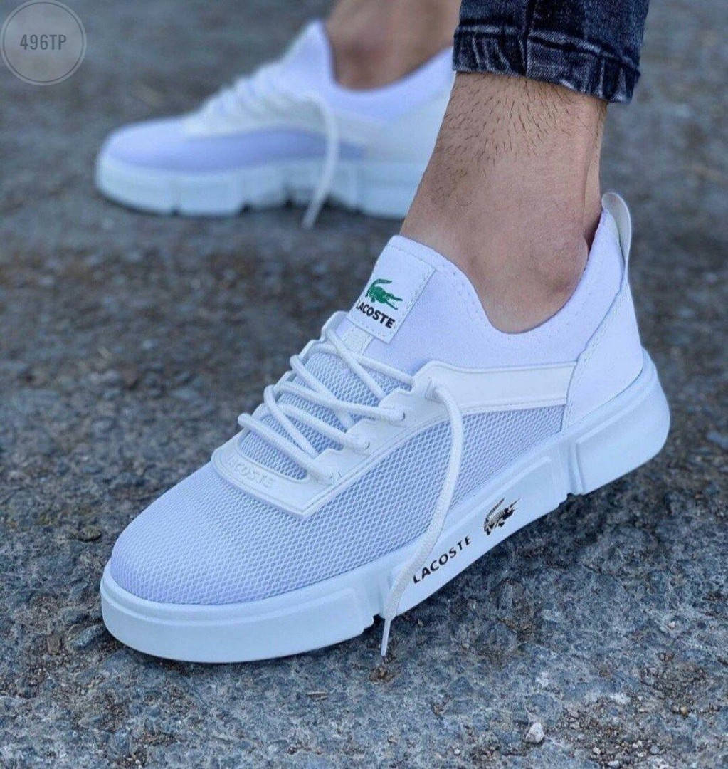 

Мужская фирменная обувь Lacoste White, Белый