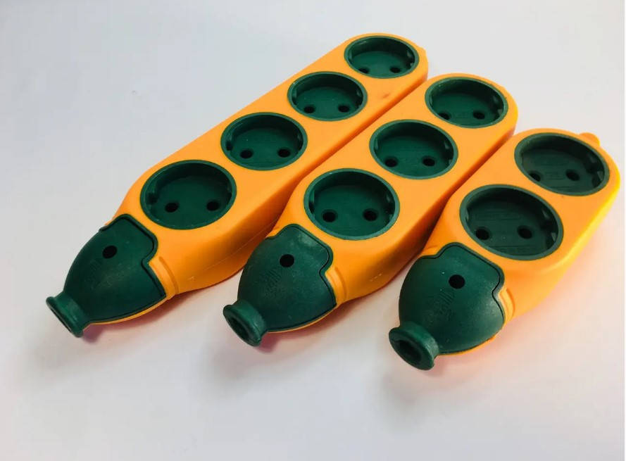 

Колодка для удлинителя 2 гнезда 2-х сторонняя