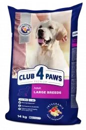 

Сухой корм Клуб 4 Лапы Adult Large Breeds для собак крупных пород 14 кг