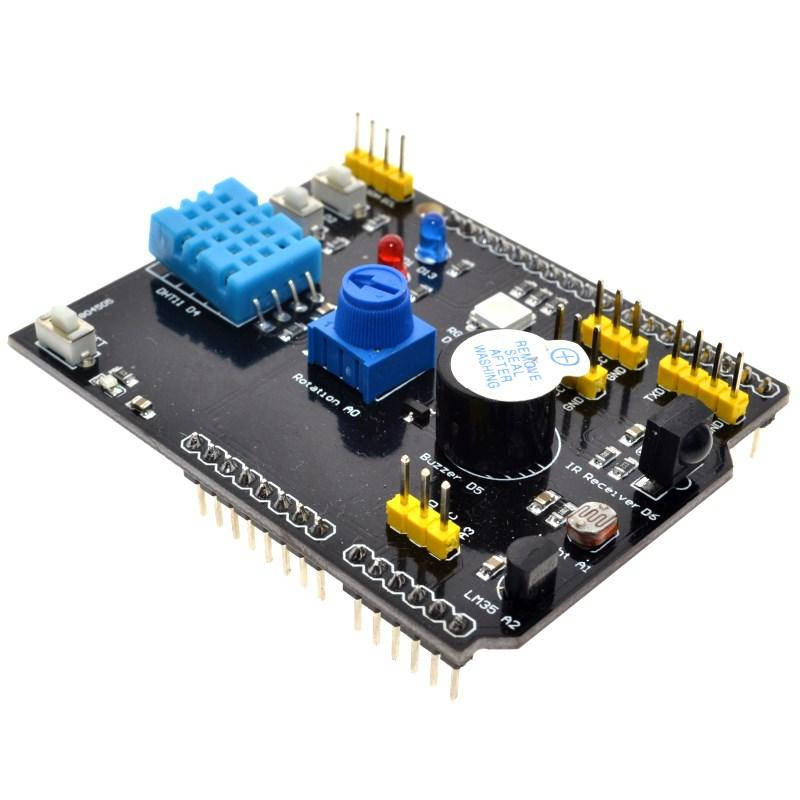 

Мультифункціональний шилд DHT-11 LM35 вологості та температури для Arduino UNO