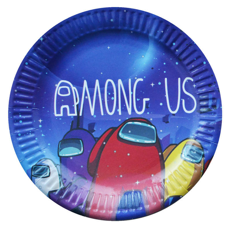 

Набор тарелок Among us 10шт/уп