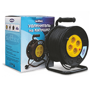 

SV-006 Удлинитель SVITTEX на катушке 2*1.5мм 40м