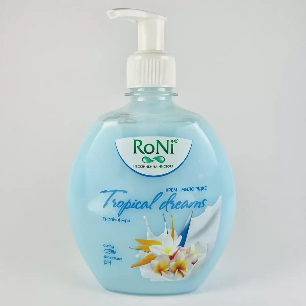 

Крем – мыло жидкое Tropical Dreams с глицерином ТМ RONI дозатор 450мл (10уп/ящ)