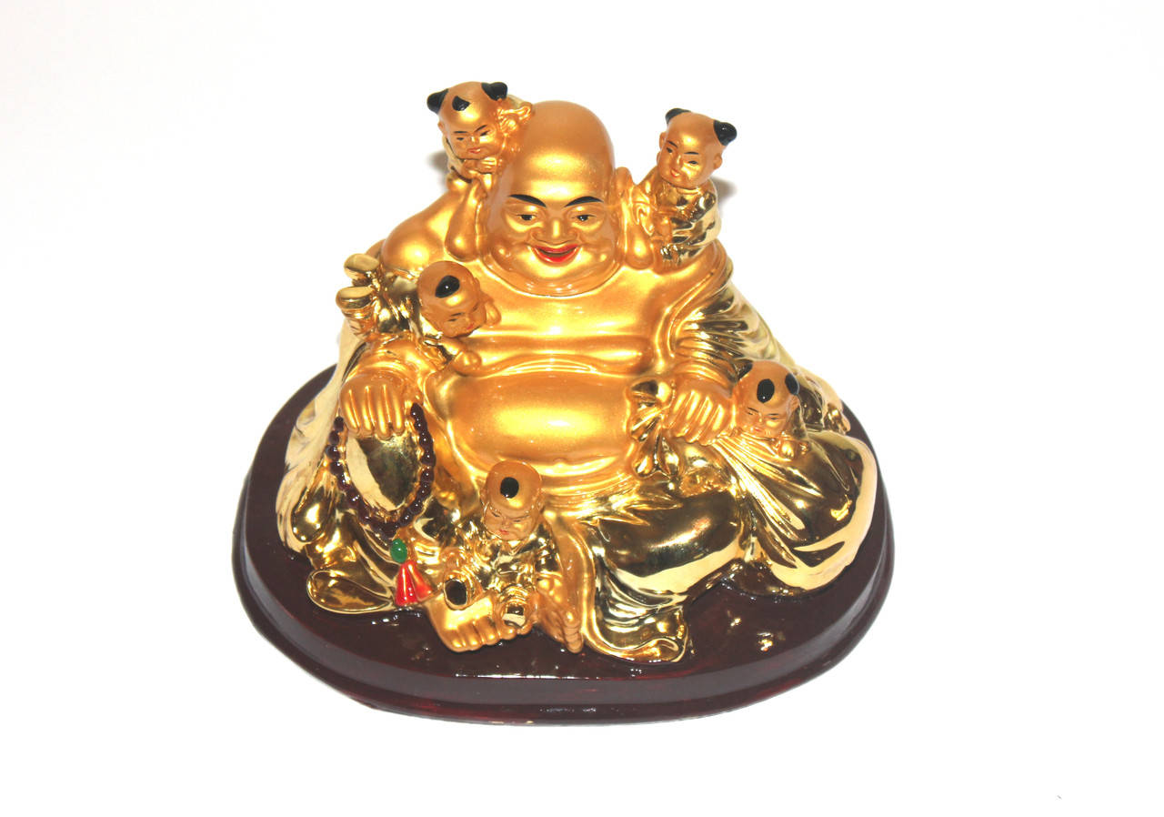 

Статуэтка "Хотей с Детьми" (под золото)