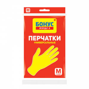 

Перчатки хозяйственные Бонус универсальные ( размер  ) 1 шт