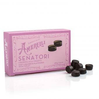 

Лакрица Amarelli Senatori Violet Licorice100g